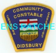 CANADA,ALBERTA,CREONA CARSTAIRS DIDSBURY COMMUNITY CONSTABLE 1